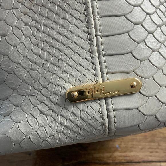 Gigi New York‎ Embossed Python Leather NWOT - Picture 3 of 10